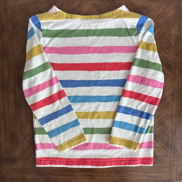 Boden Everyday Breton - Painterly Rainbow Stripe - Picture 3 of 3